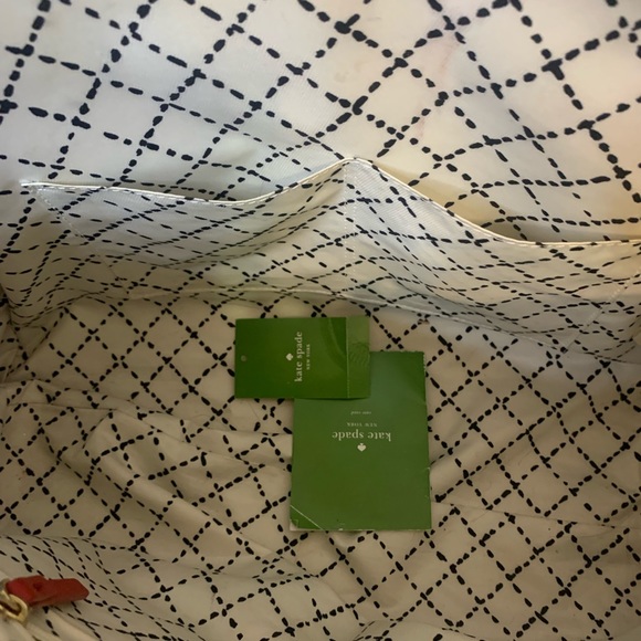 Kate Spade bright Red Satchel Travel Bag - Picture 6 of 8